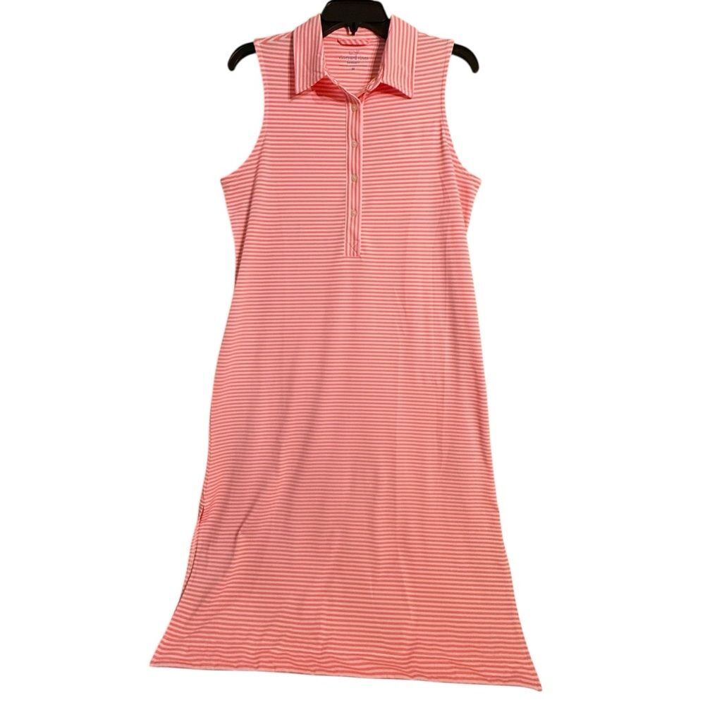 NWT Vineyard Vines Chic Pink and White Striped Dress Medium- SEE DESCRIPTION